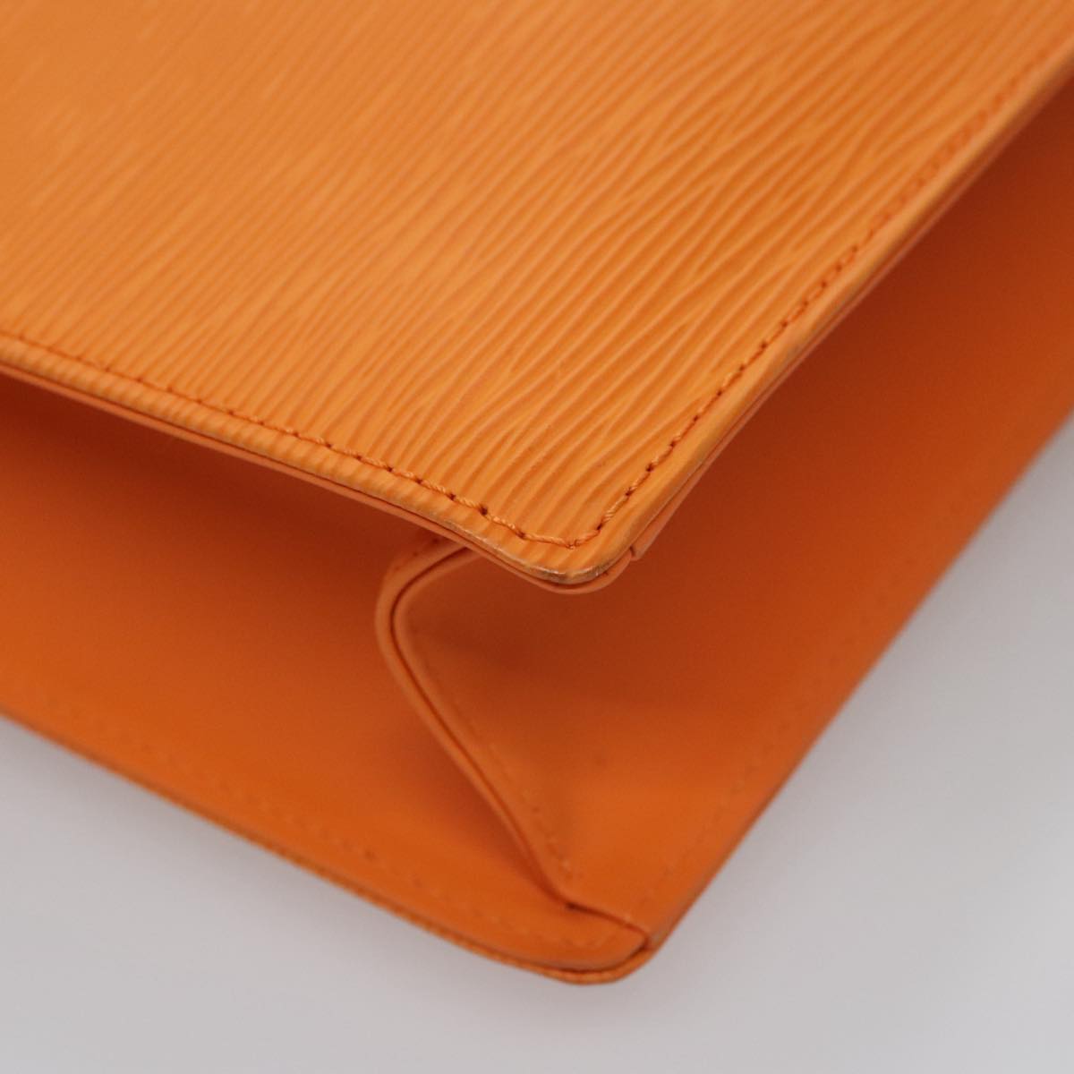 LOUIS VUITTON Epi Sac Plat Hand Bag Orange Mandarin M5274H LV 107077