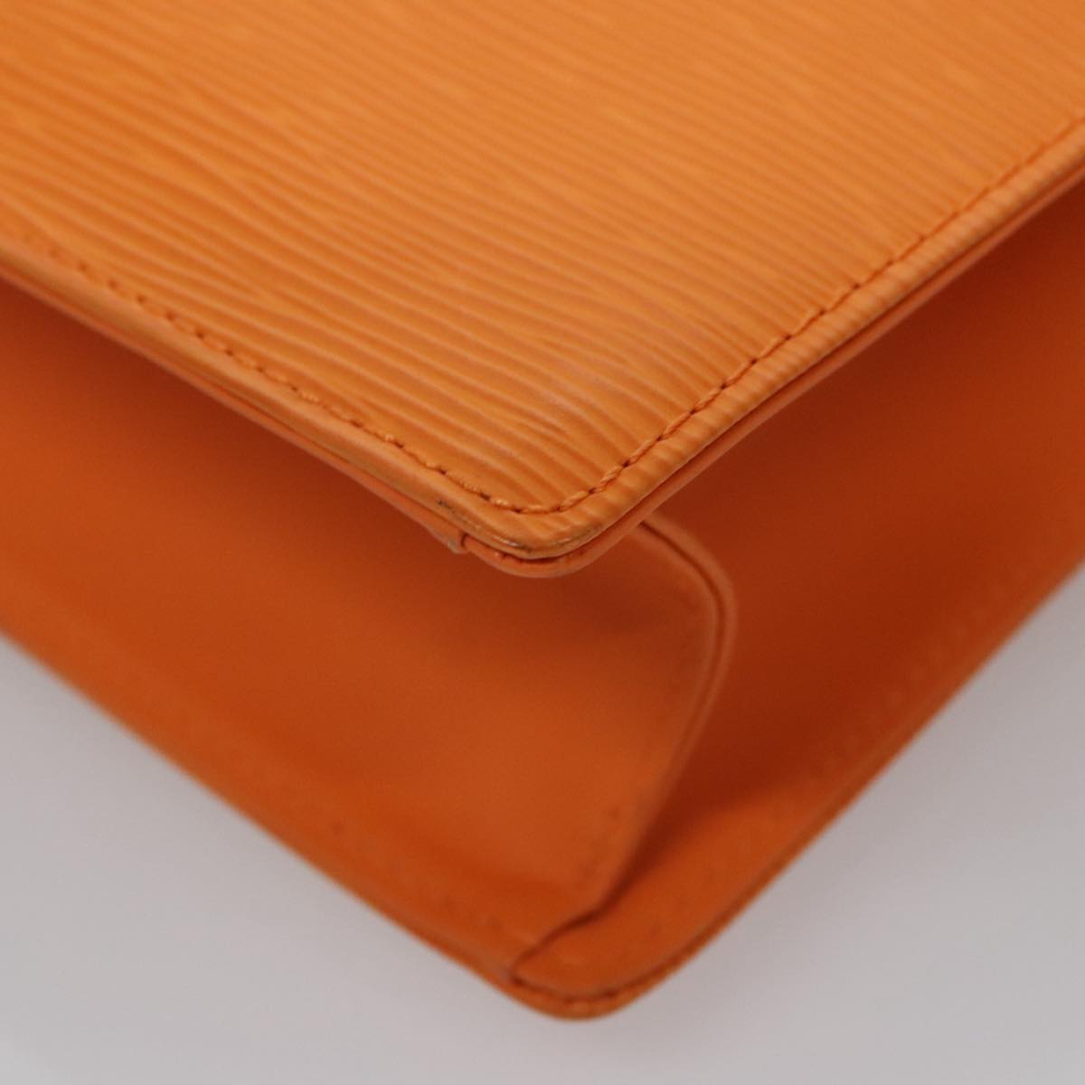 LOUIS VUITTON Epi Sac Plat Hand Bag Orange Mandarin M5274H LV 107077