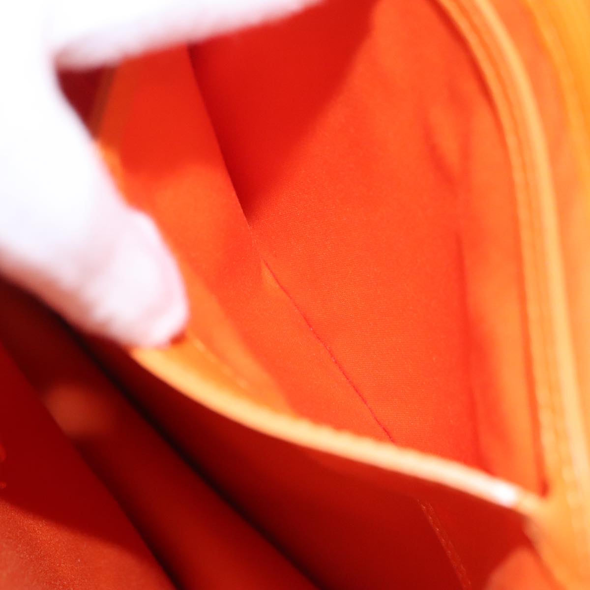LOUIS VUITTON Epi Sac Plat Hand Bag Orange Mandarin M5274H LV 107077