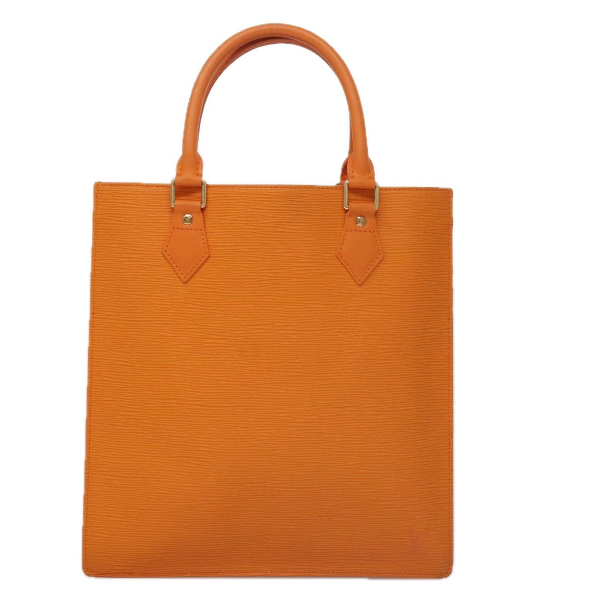 LOUIS VUITTON Epi Sac Plat Hand Bag Orange Mandarin M5274H LV 107077