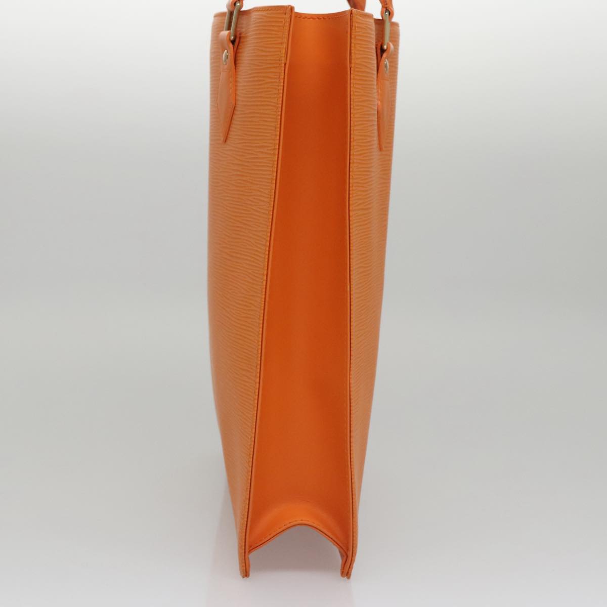 LOUIS VUITTON Epi Sac Plat Hand Bag Orange Mandarin M5274H LV 107077