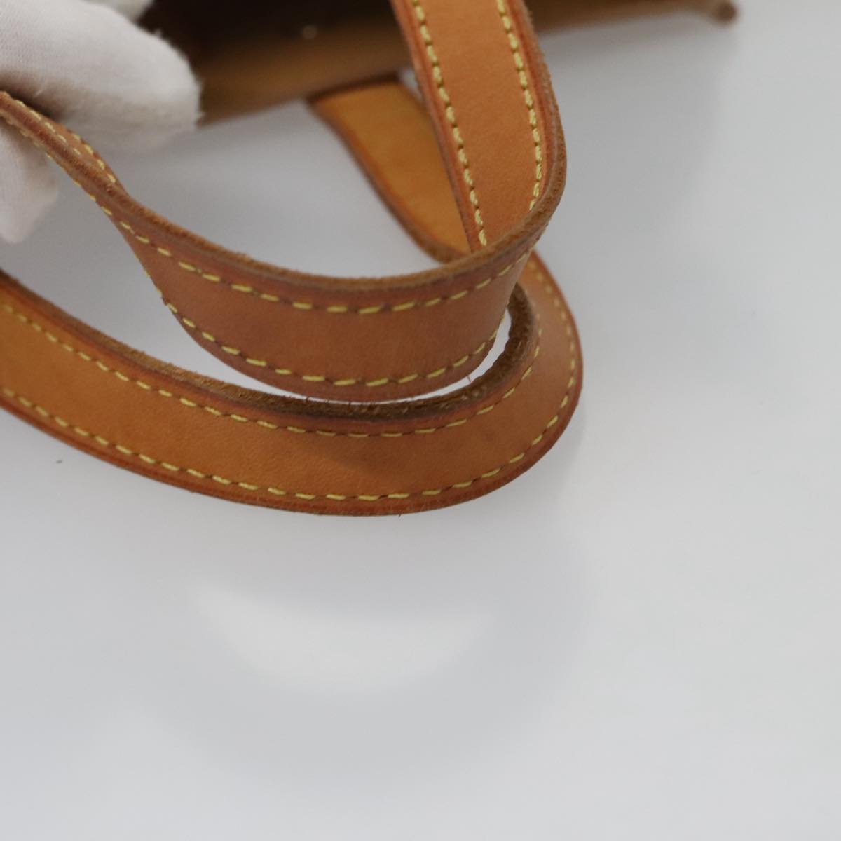 LOUIS VUITTON Monogram Vernis Reade PM Hand Bag Noisette M91334 LV 107080