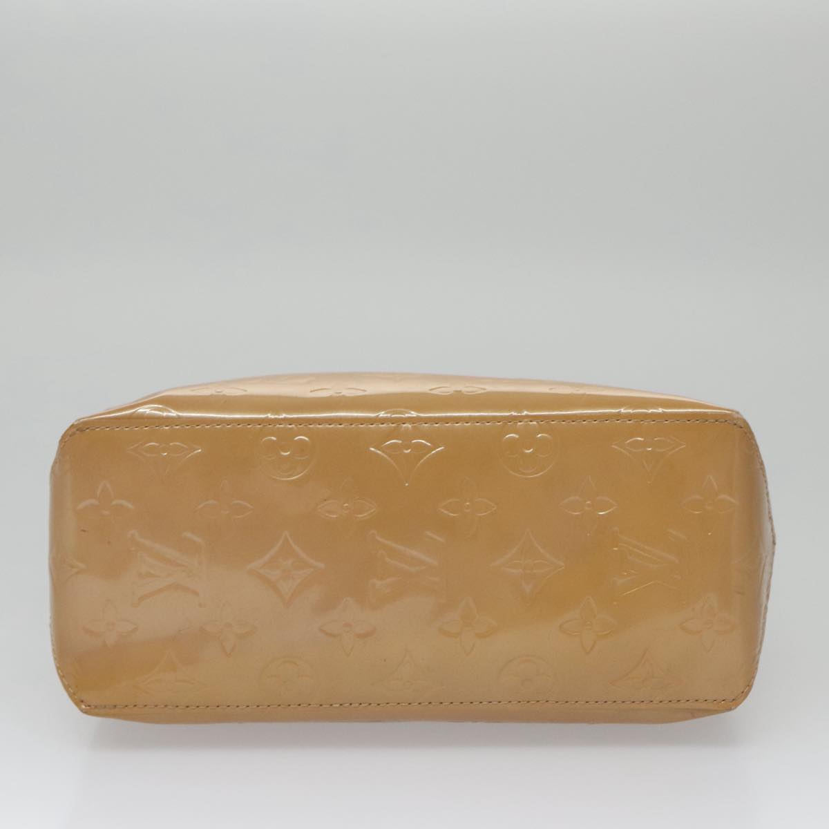 LOUIS VUITTON Monogram Vernis Reade PM Hand Bag Noisette M91334 LV 107080