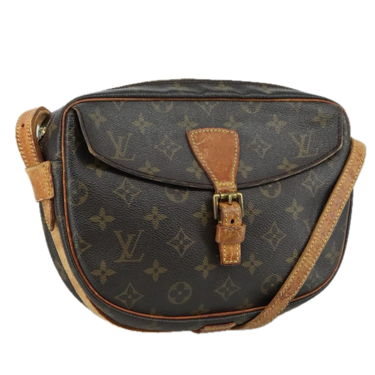 LOUIS VUITTON Monogram Jeune Fille MM Shoulder Bag M51226 LV 107085