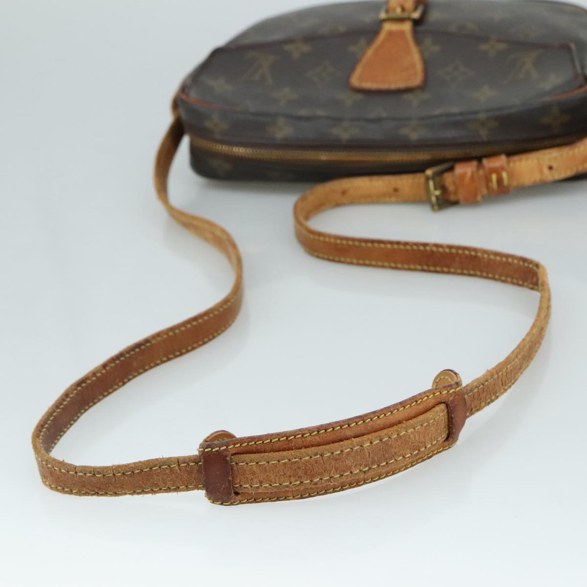 LOUIS VUITTON Monogram Jeune Fille MM Shoulder Bag M51226 LV 107085
