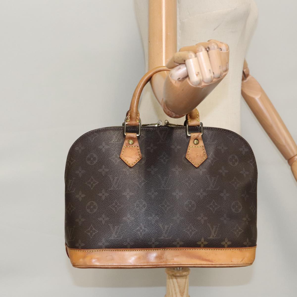 LOUIS VUITTON Monogram Alma Hand Bag M51130 LV 107088