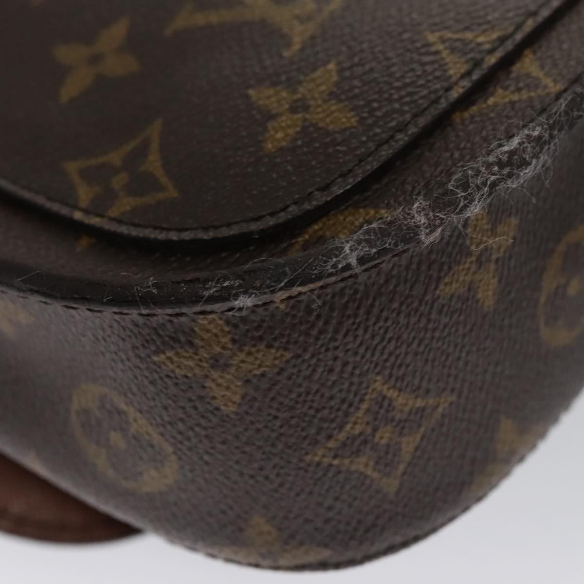 LOUIS VUITTON Monogram Saint Cloud MM Shoulder Bag M51243 LV 107094