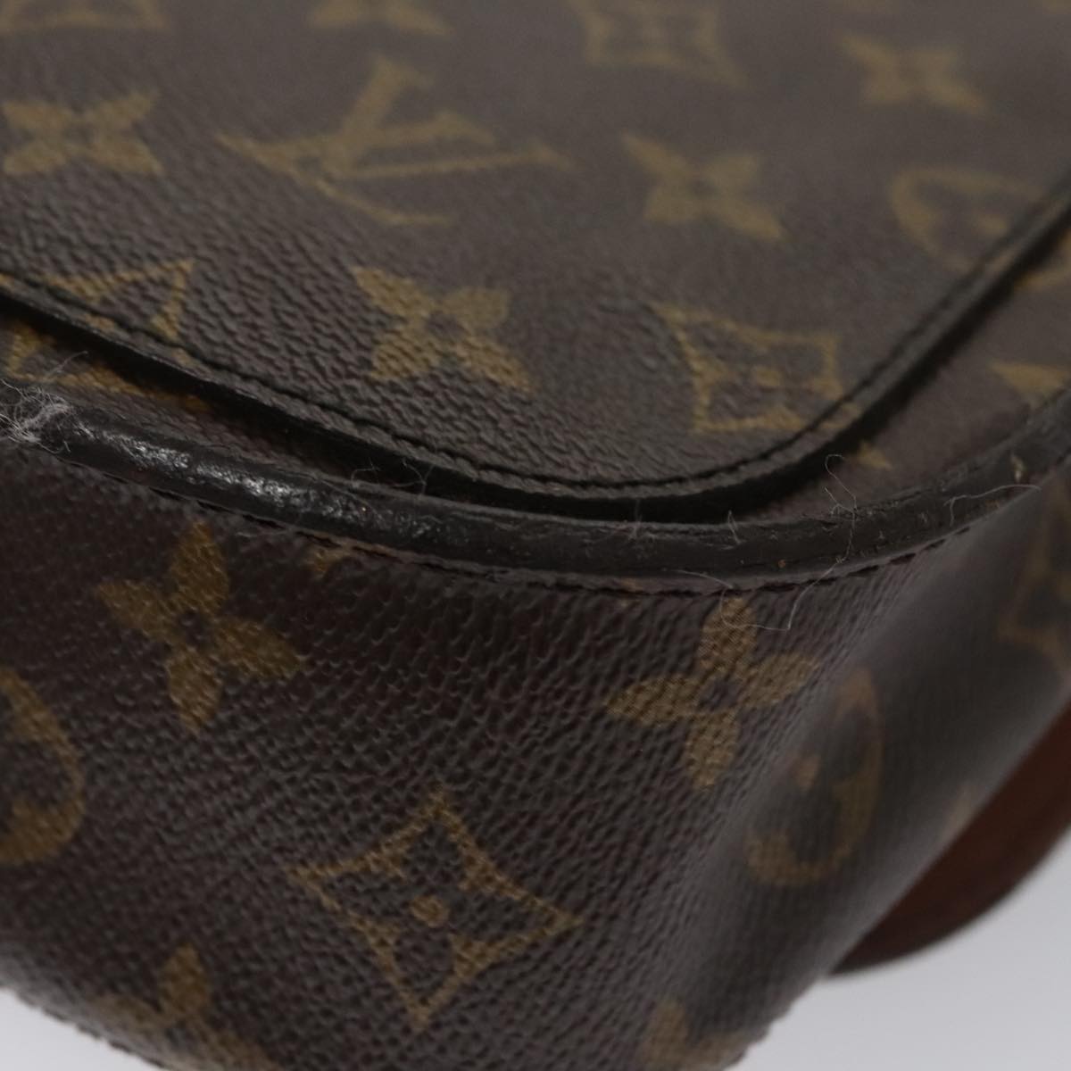 LOUIS VUITTON Monogram Saint Cloud MM Shoulder Bag M51243 LV 107094