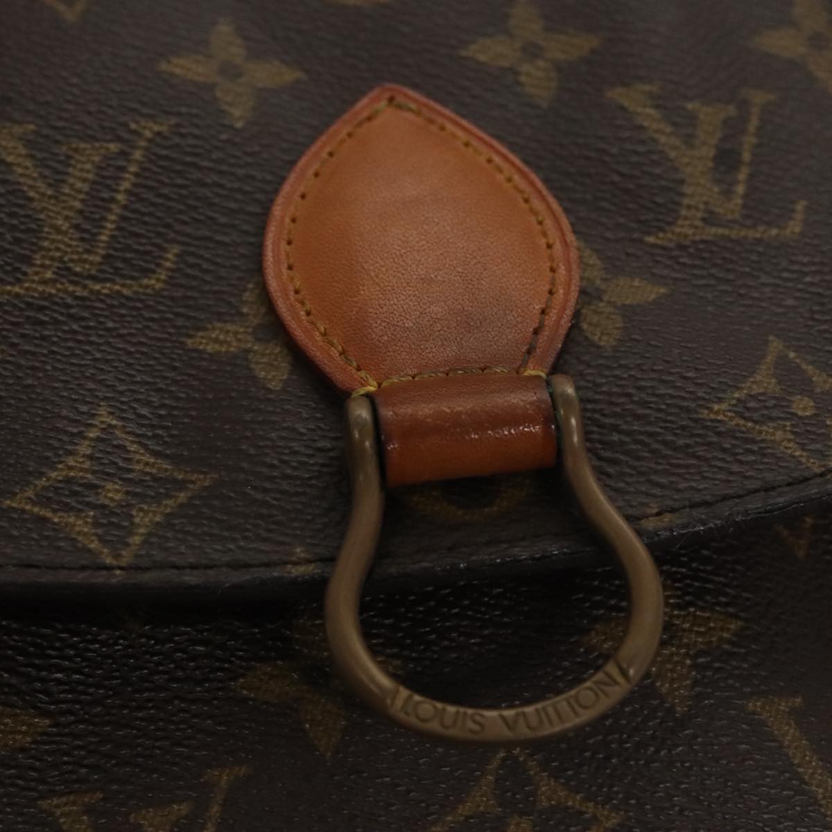 LOUIS VUITTON Monogram Saint Cloud MM Shoulder Bag M51243 LV 107094