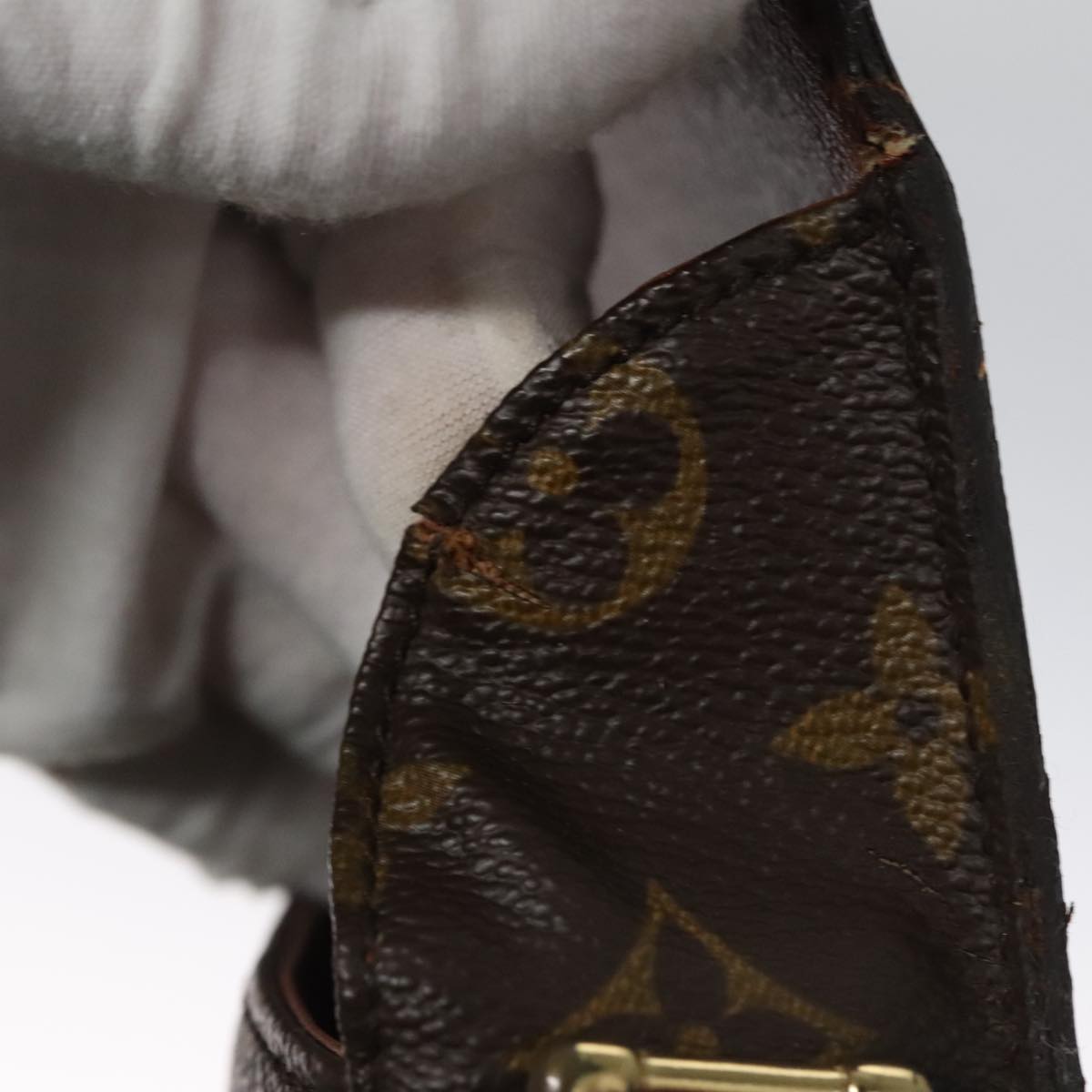 LOUIS VUITTON Monogram Saint Cloud MM Shoulder Bag M51243 LV 107094