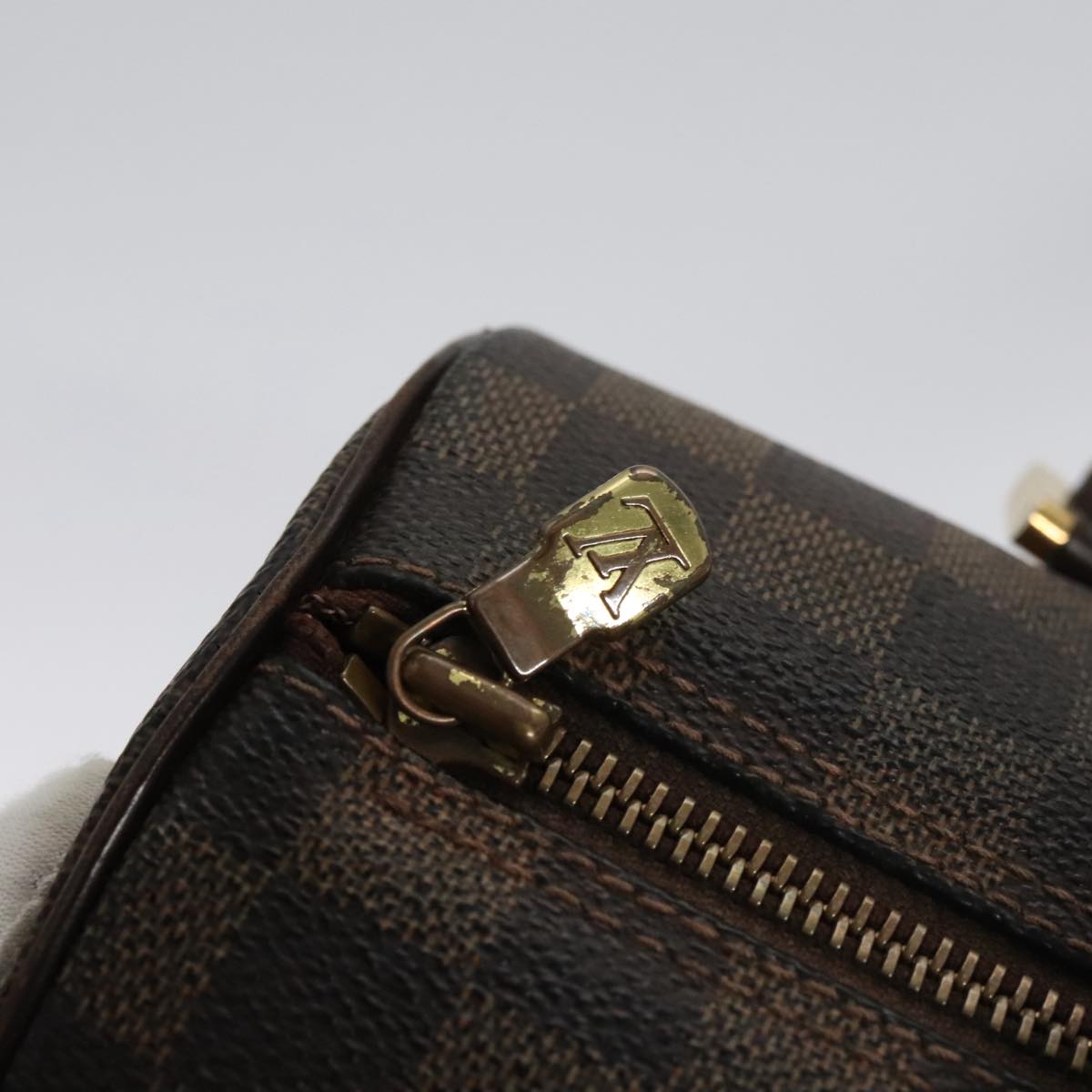 LOUIS VUITTON Damier Ebene Papillon 26 Hand Bag M51304 LV 107101