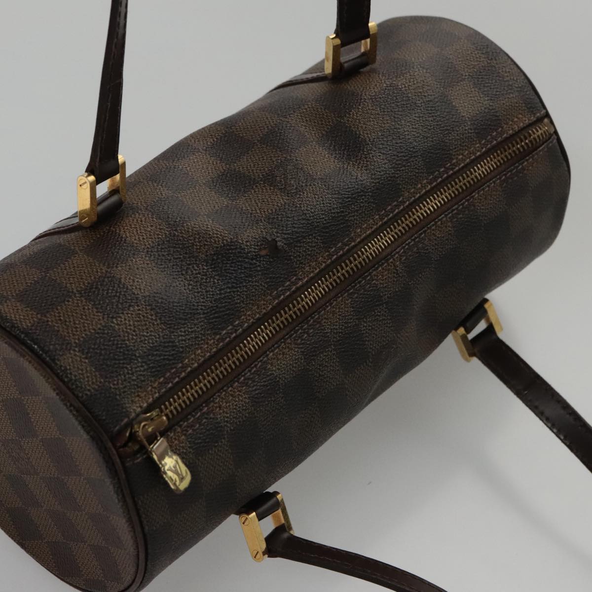 LOUIS VUITTON Damier Ebene Papillon 26 Hand Bag M51304 LV 107101