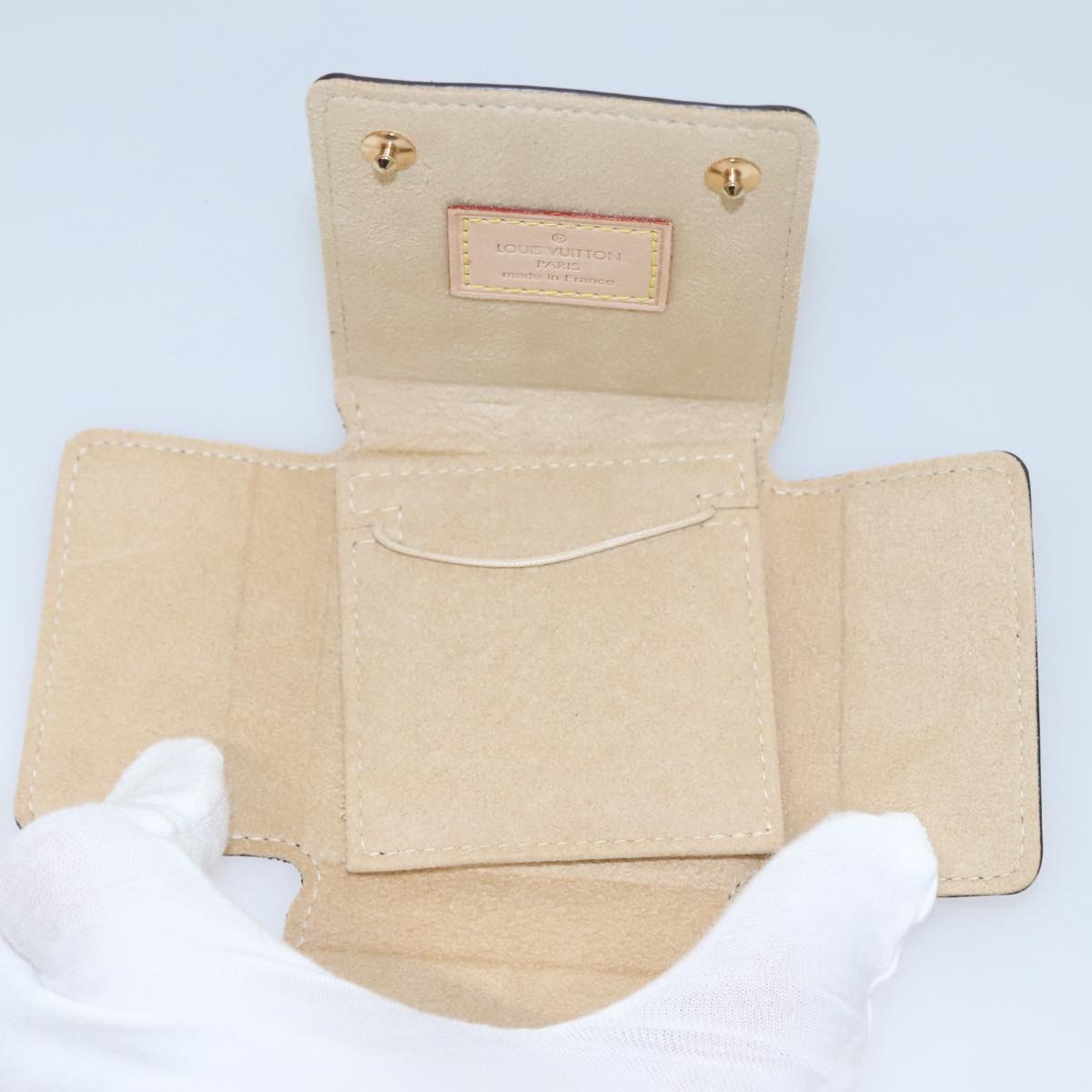 LOUIS VUITTON Monogram Jewelry Case LV 107105