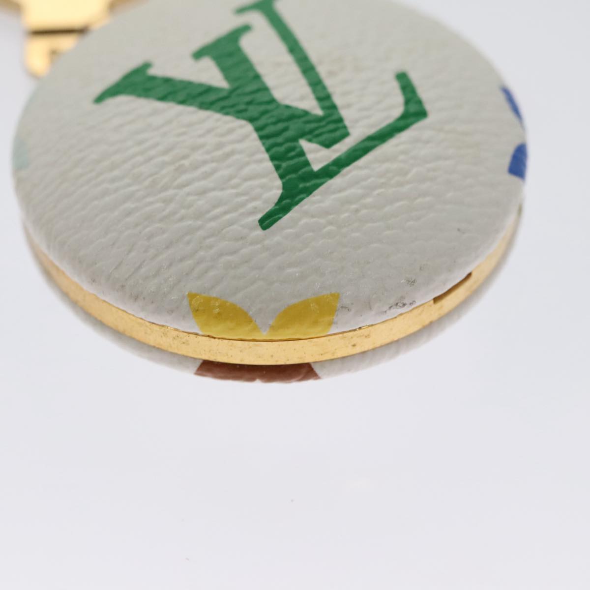 LOUIS VUITTON Monogram Multicolor Astropill Charm White M51911 LV 107107