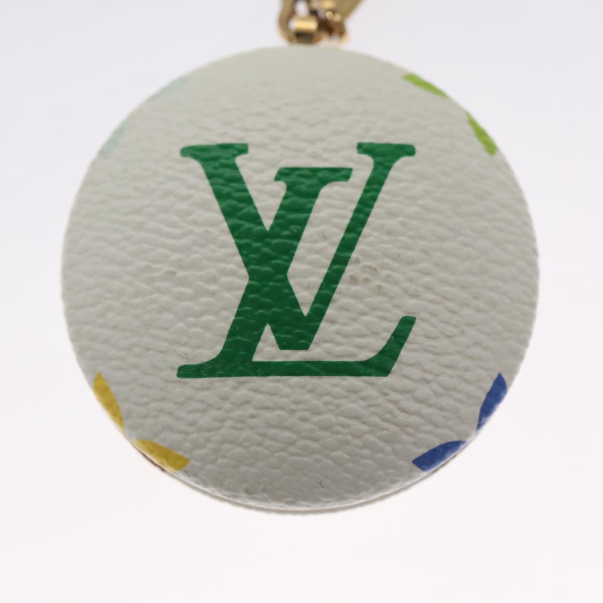 LOUIS VUITTON Monogram Multicolor Astropill Charm White M51911 LV 107107