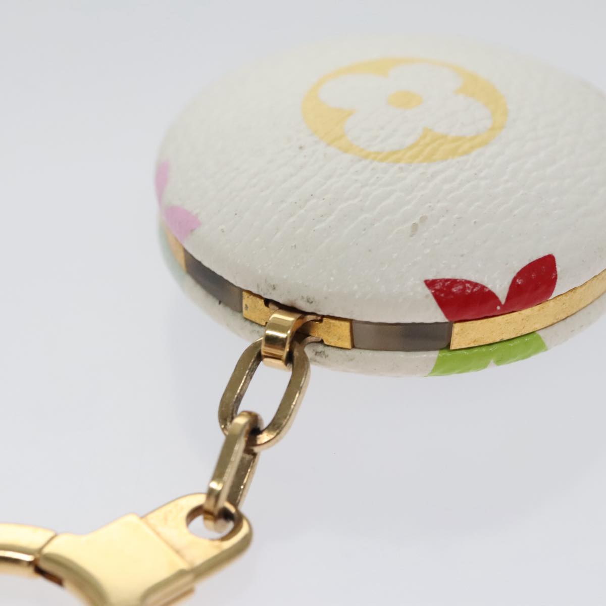 LOUIS VUITTON Monogram Multicolor Astropill Charm White M51911 LV 107107
