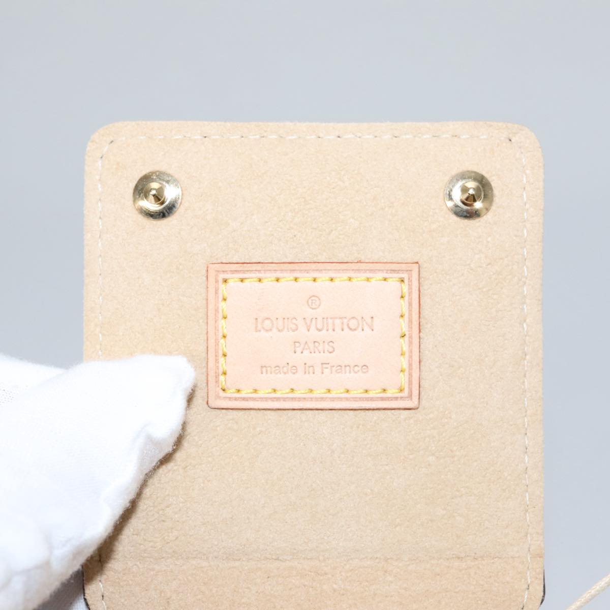 LOUIS VUITTON Monogram Jewelry Case LV 107108