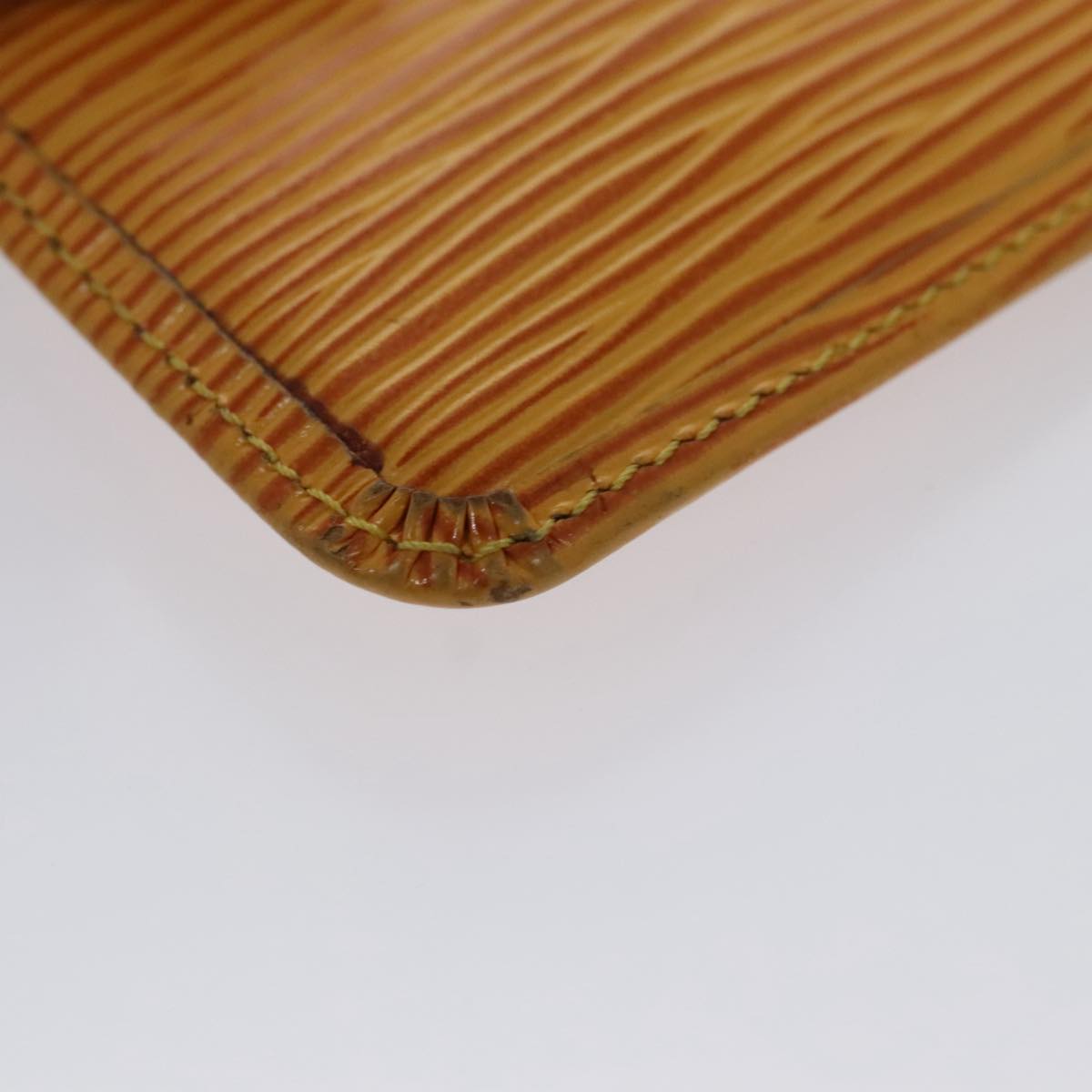 LOUIS VUITTON Epi Pochette Cles Coin Purse Yellow M63809 LV 107110