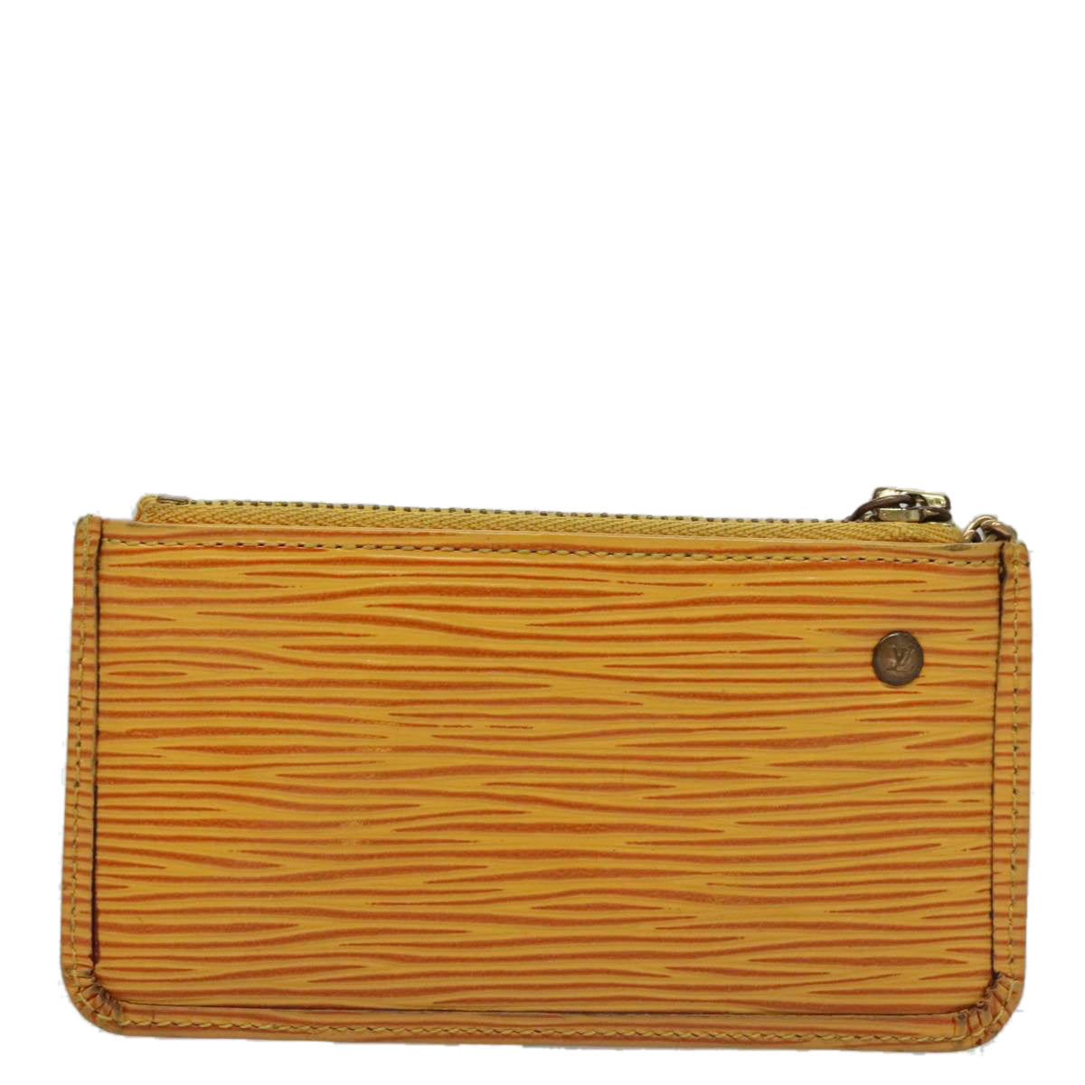 LOUIS VUITTON Epi Pochette Cles Coin Purse Yellow M63809 LV 107110