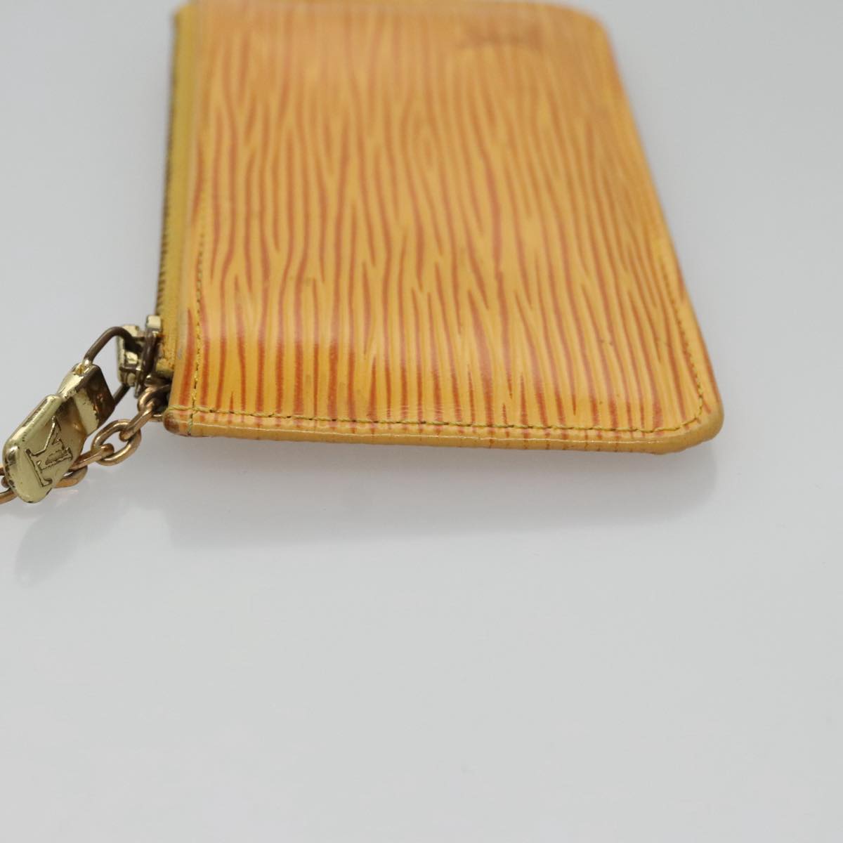 LOUIS VUITTON Epi Pochette Cles Coin Purse Yellow M63809 LV 107110