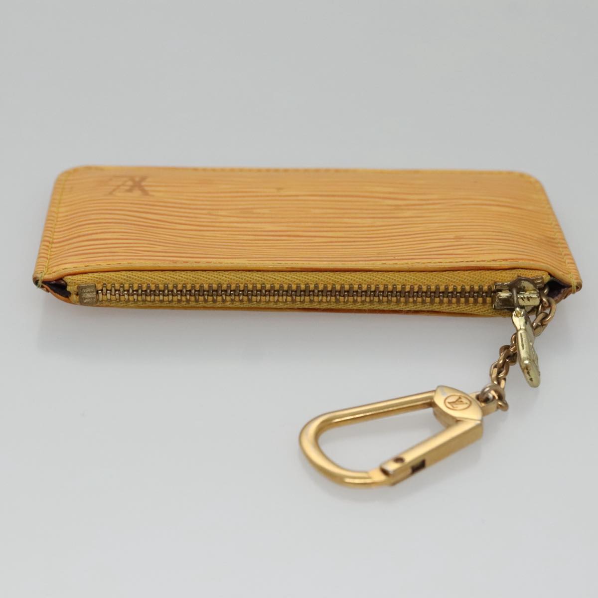 LOUIS VUITTON Epi Pochette Cles Coin Purse Yellow M63809 LV 107110