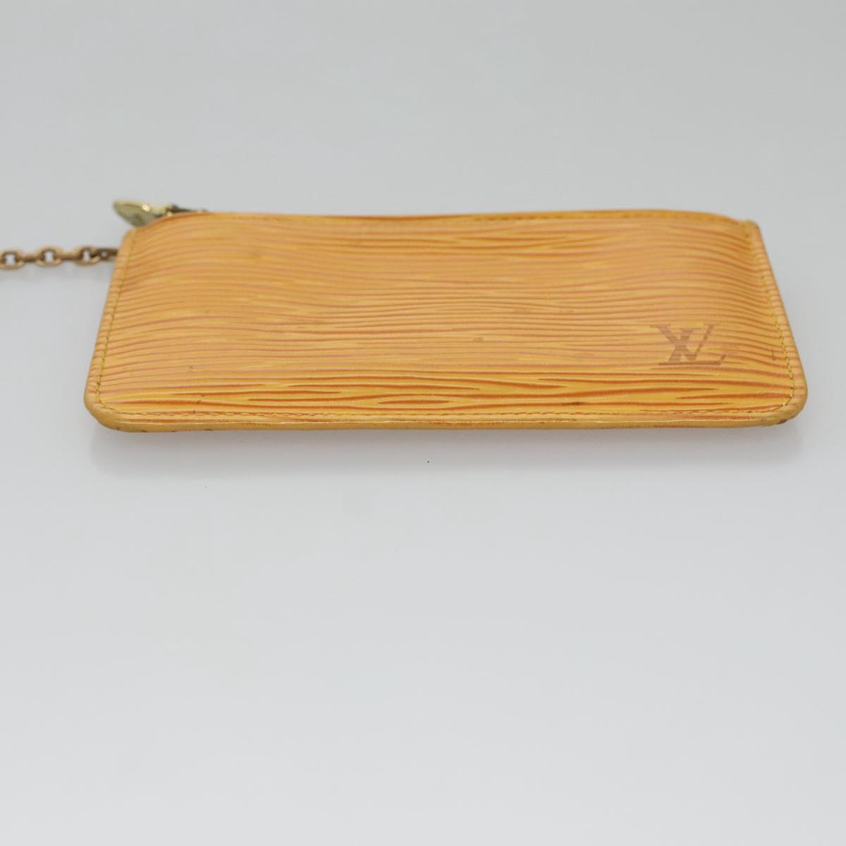 LOUIS VUITTON Epi Pochette Cles Coin Purse Yellow M63809 LV 107110