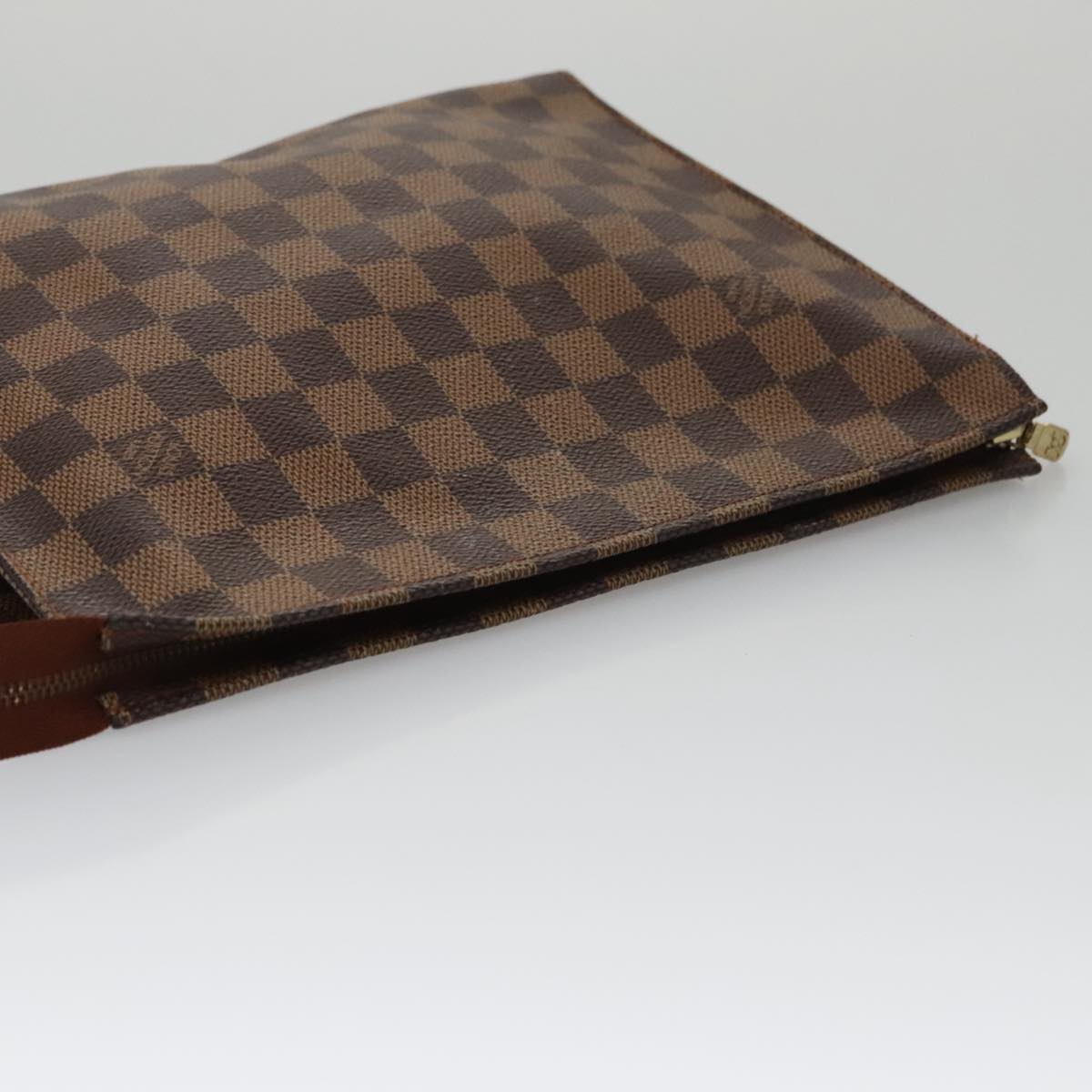 LOUIS VUITTON Damier Ebene Poche Toilette 26 Pouch N47543 LV 107125