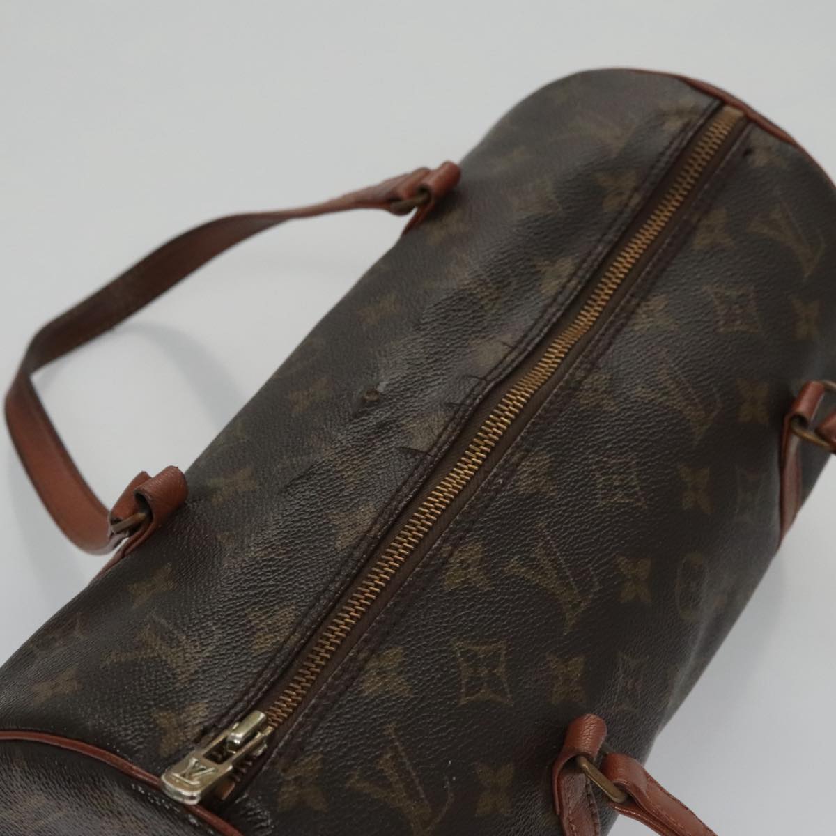 LOUIS VUITTON Monogram Papillon 30 Hand Bag M51385 LV 107126