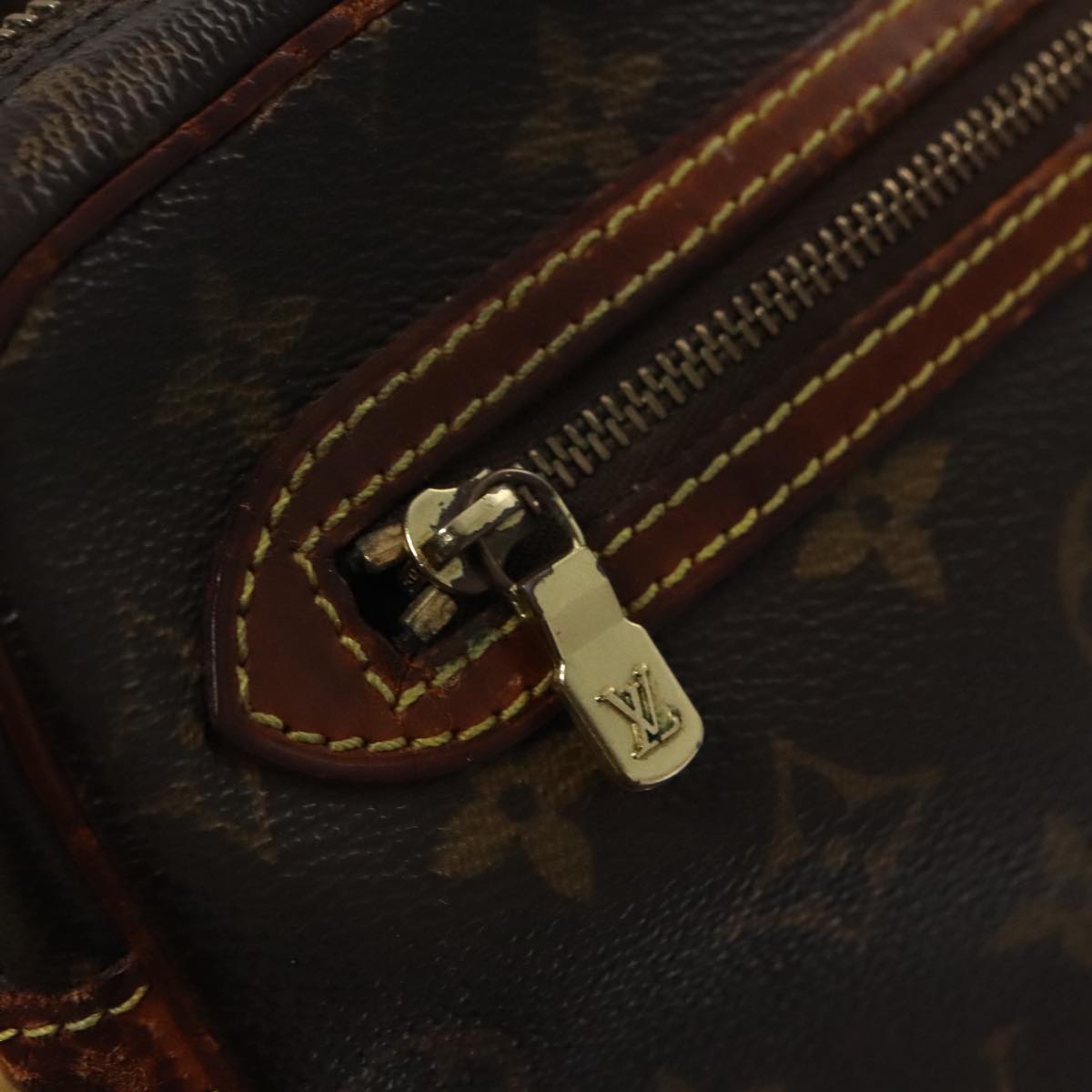 LOUIS VUITTON Monogram Marly Dragonne GM Clutch Bag M51825 LV 107129
