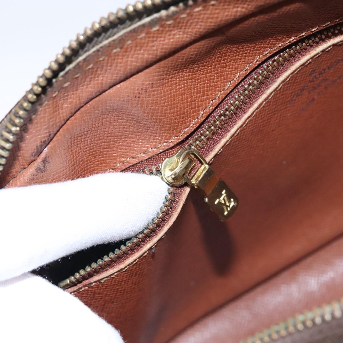 LOUIS VUITTON Monogram Marly Dragonne GM Clutch Bag M51825 LV 107129