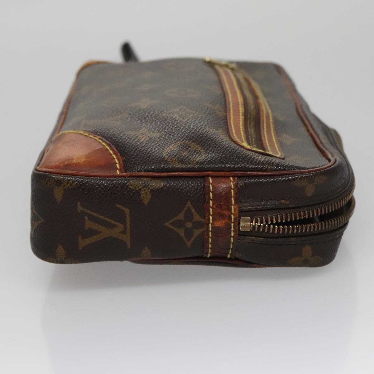 LOUIS VUITTON Monogram Marly Dragonne GM Clutch Bag M51825 LV 107129