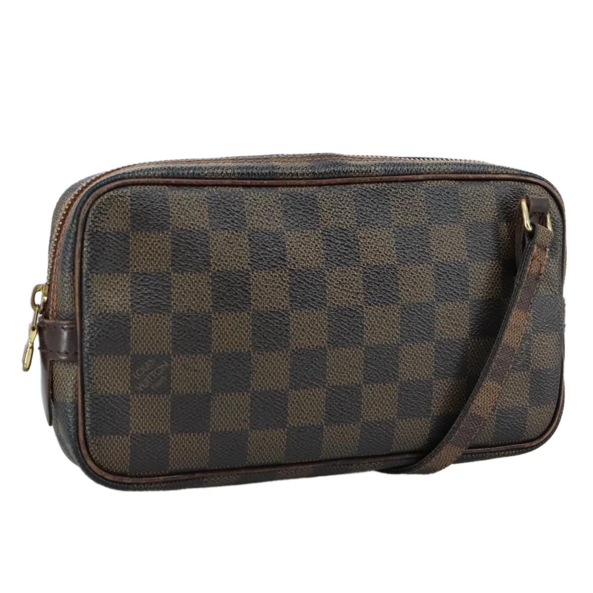 LOUIS VUITTON Damier Ebene Marly Bandouliere Shoulder Bag SPO N51828 107131