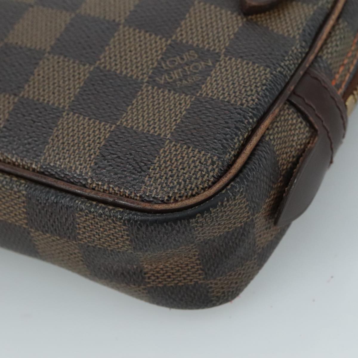 LOUIS VUITTON Damier Ebene Marly Bandouliere Shoulder Bag SPO N51828 107131
