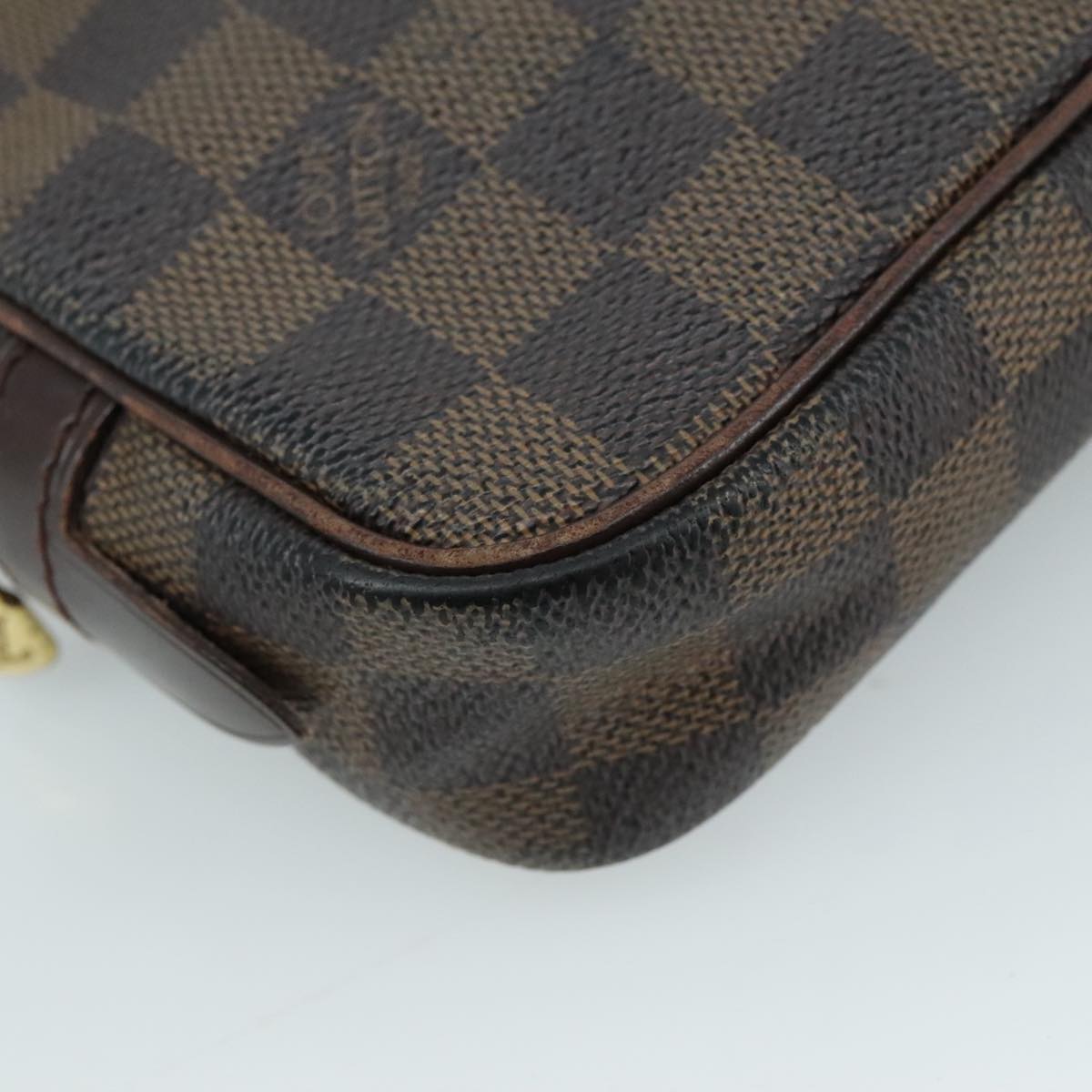 LOUIS VUITTON Damier Ebene Marly Bandouliere Shoulder Bag SPO N51828 107131