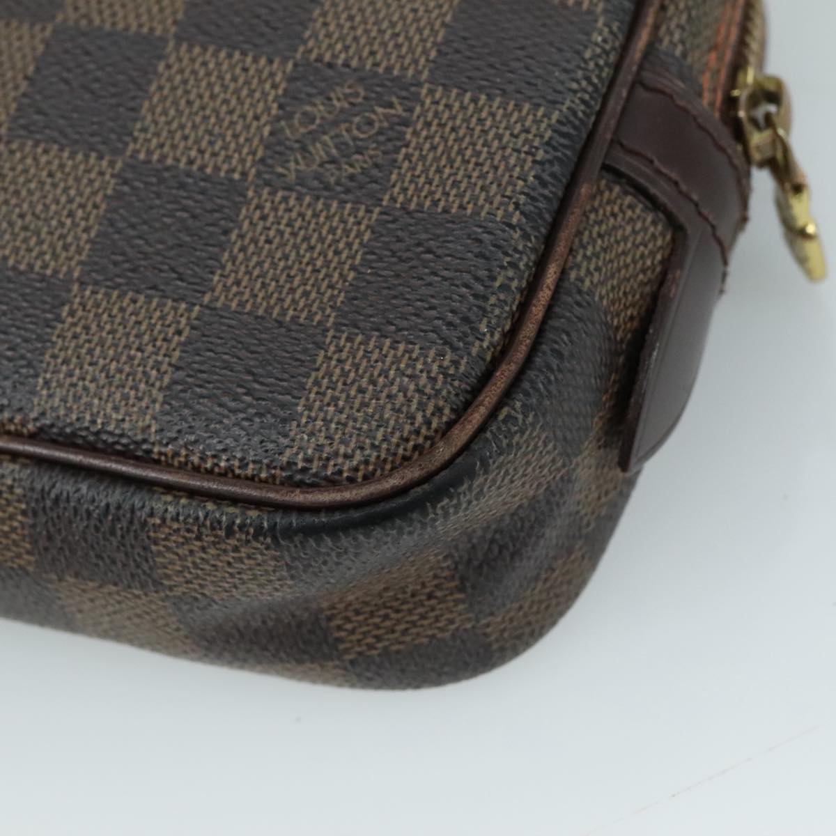 LOUIS VUITTON Damier Ebene Marly Bandouliere Shoulder Bag SPO N51828 107131