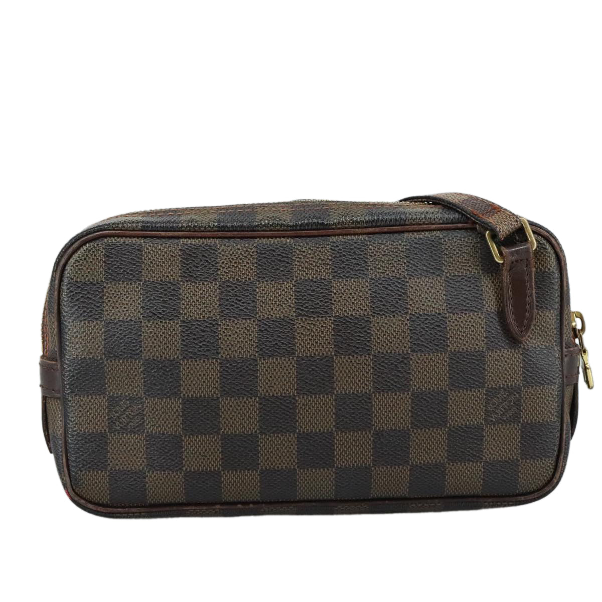 LOUIS VUITTON Damier Ebene Marly Bandouliere Shoulder Bag SPO N51828 107131
