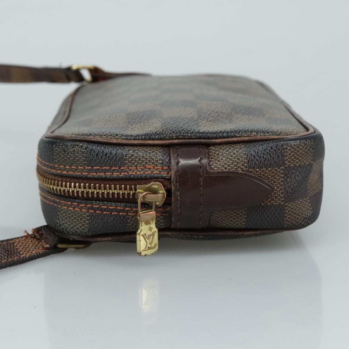 LOUIS VUITTON Damier Ebene Marly Bandouliere Shoulder Bag SPO N51828 107131