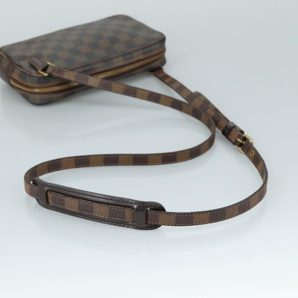 LOUIS VUITTON Damier Ebene Marly Bandouliere Shoulder Bag SPO N51828 107131