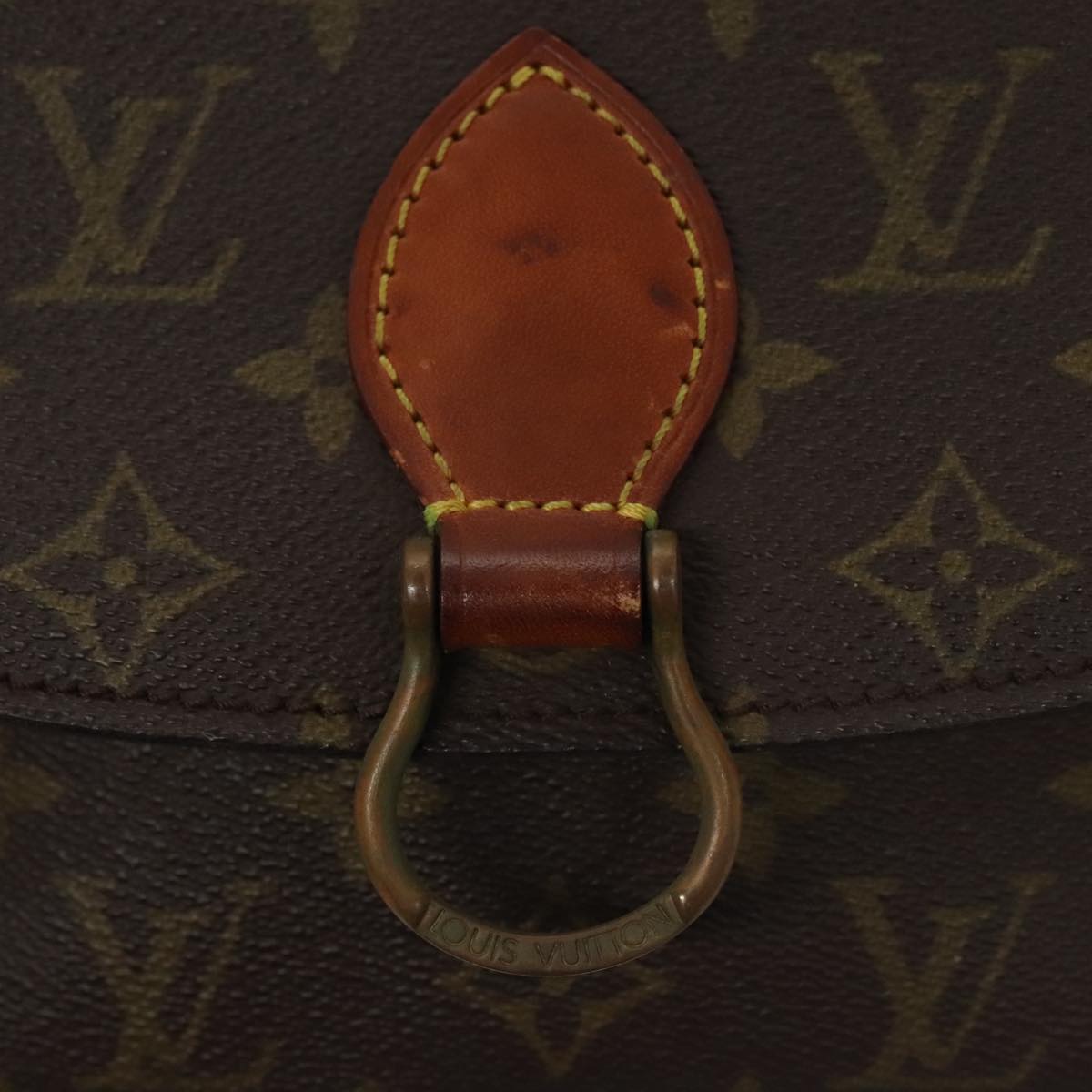 LOUIS VUITTON Monogram Saint Cloud MM Shoulder Bag M51243 LV 107134