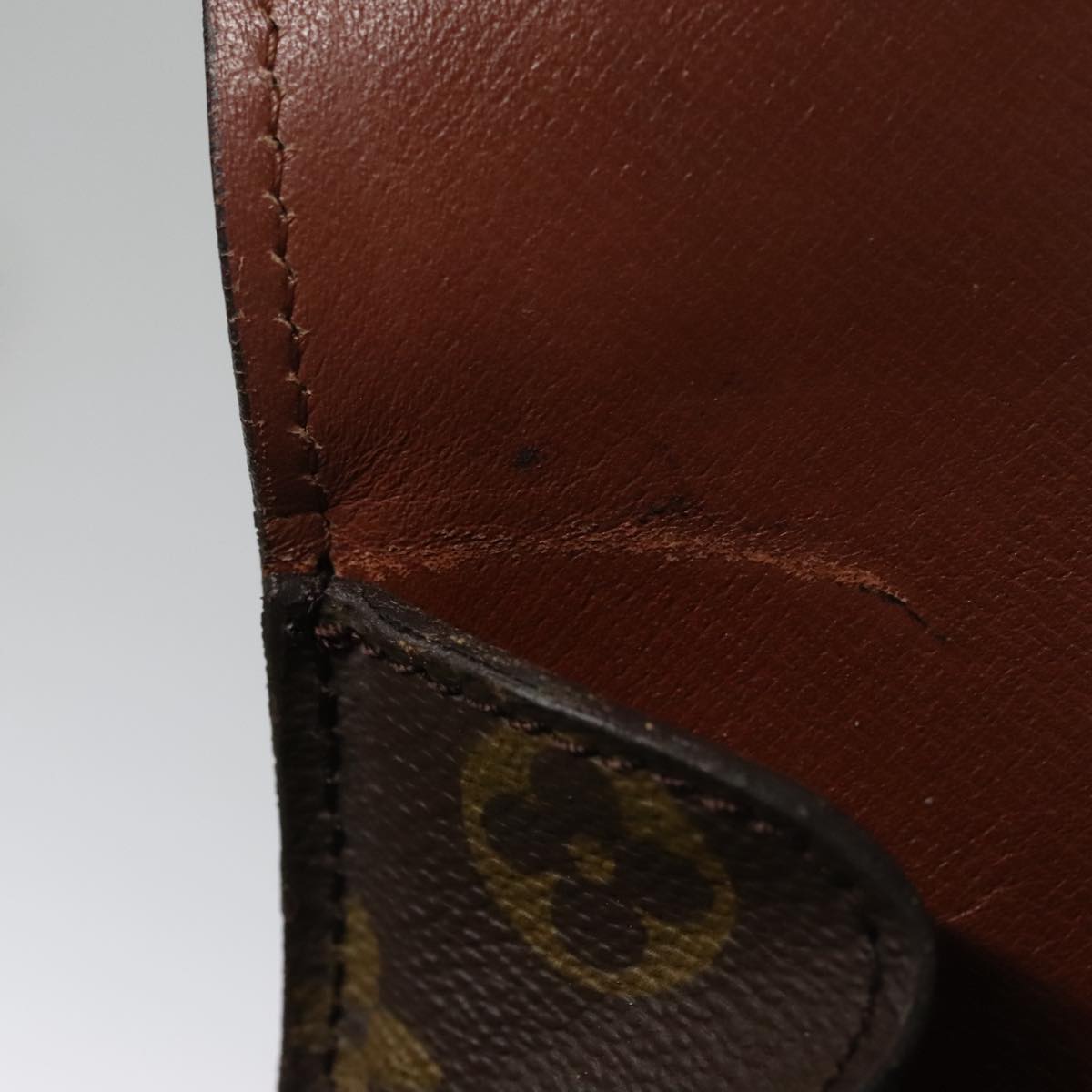 LOUIS VUITTON Monogram Saint Cloud MM Shoulder Bag M51243 LV 107134