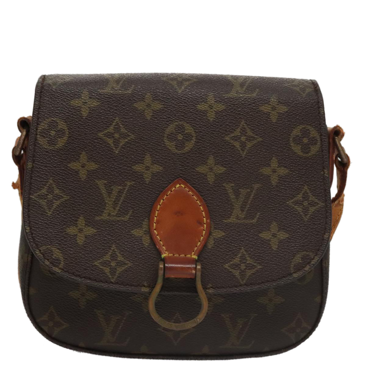 LOUIS VUITTON Monogram Saint Cloud MM Shoulder Bag M51243 LV 107134