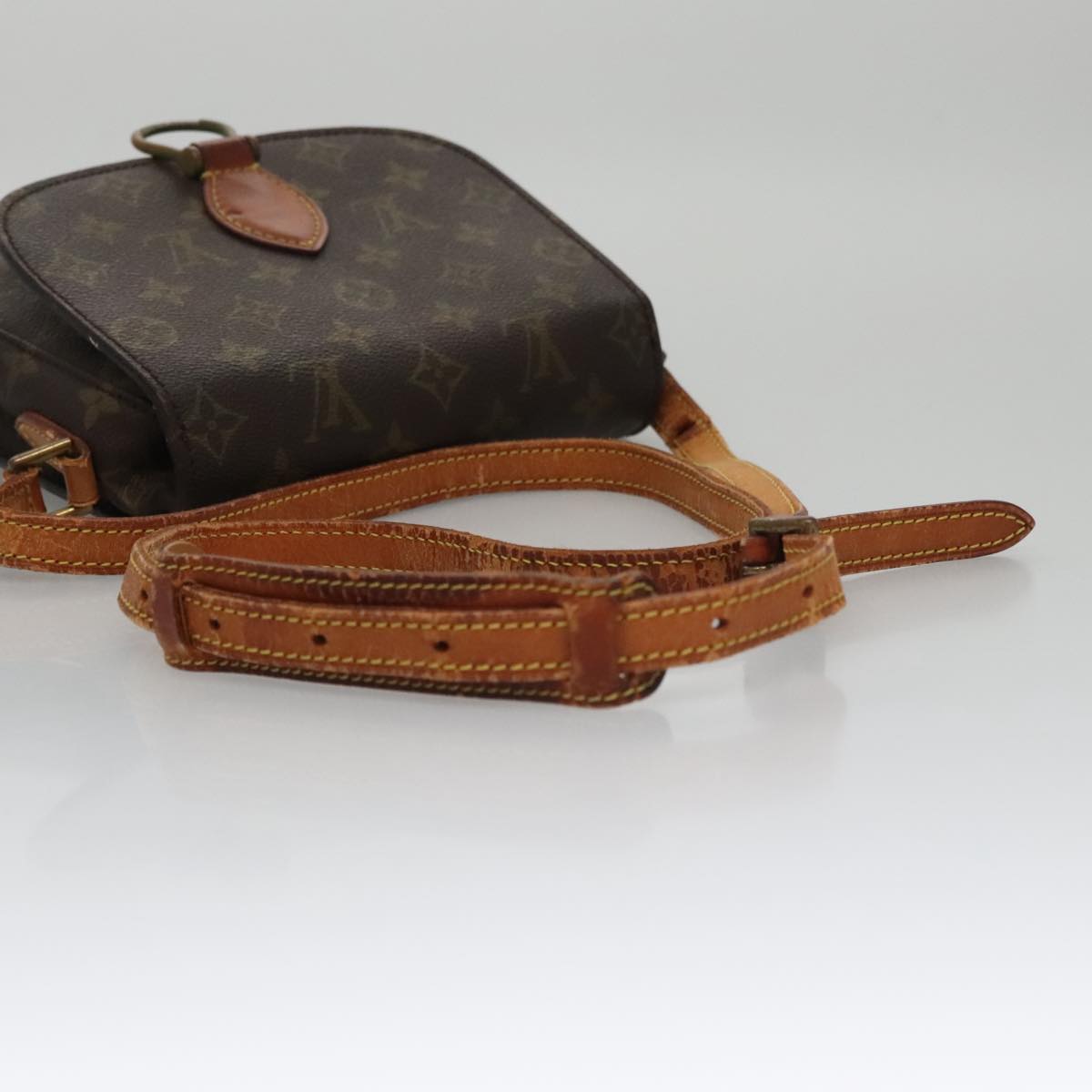 LOUIS VUITTON Monogram Saint Cloud MM Shoulder Bag M51243 LV 107134