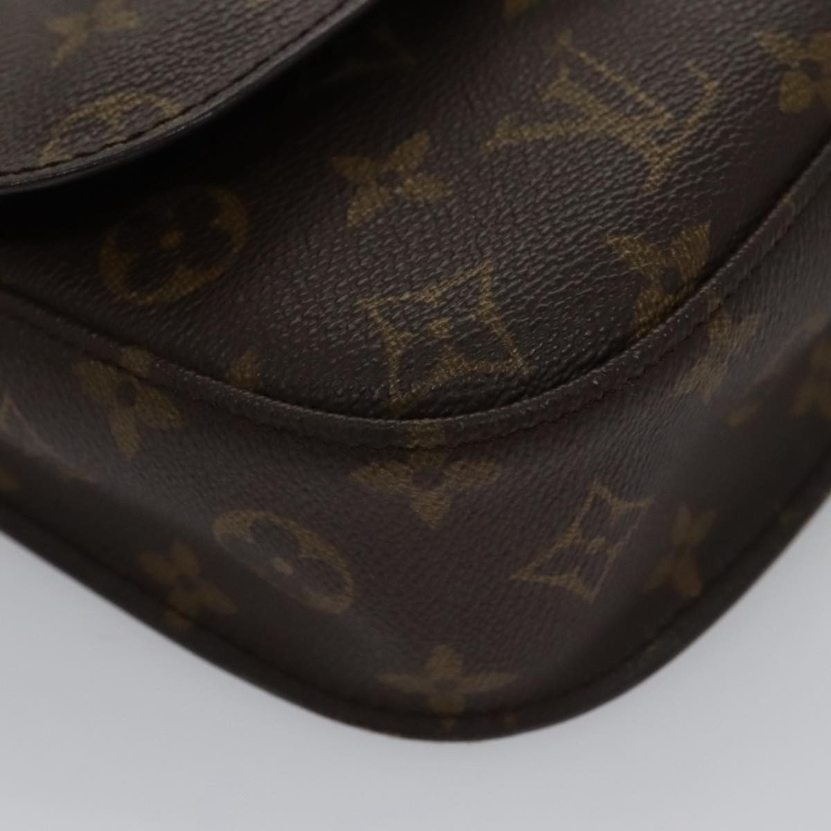 LOUIS VUITTON Monogram Saint Cloud MM Shoulder Bag M51243 LV 107135