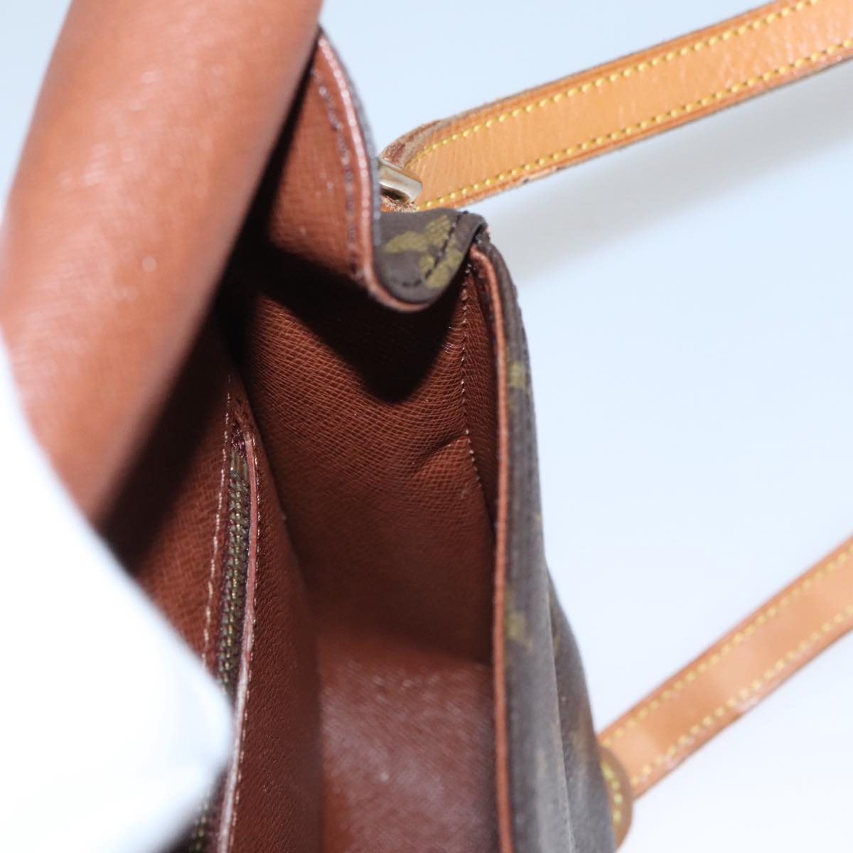 LOUIS VUITTON Monogram Saint Cloud MM Shoulder Bag M51243 LV 107135