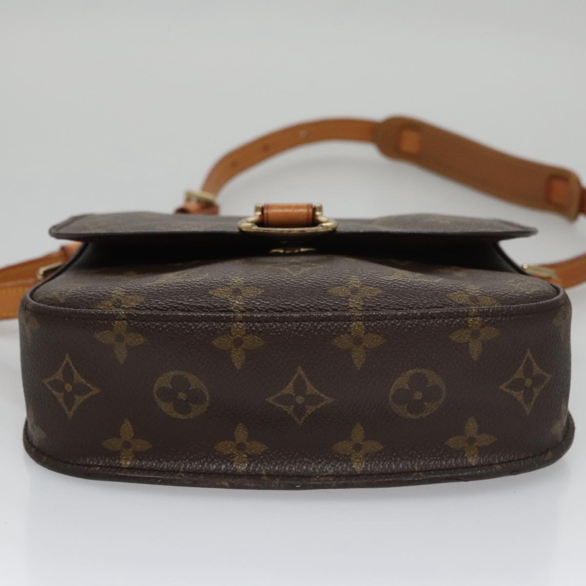 LOUIS VUITTON Monogram Saint Cloud MM Shoulder Bag M51243 LV 107135