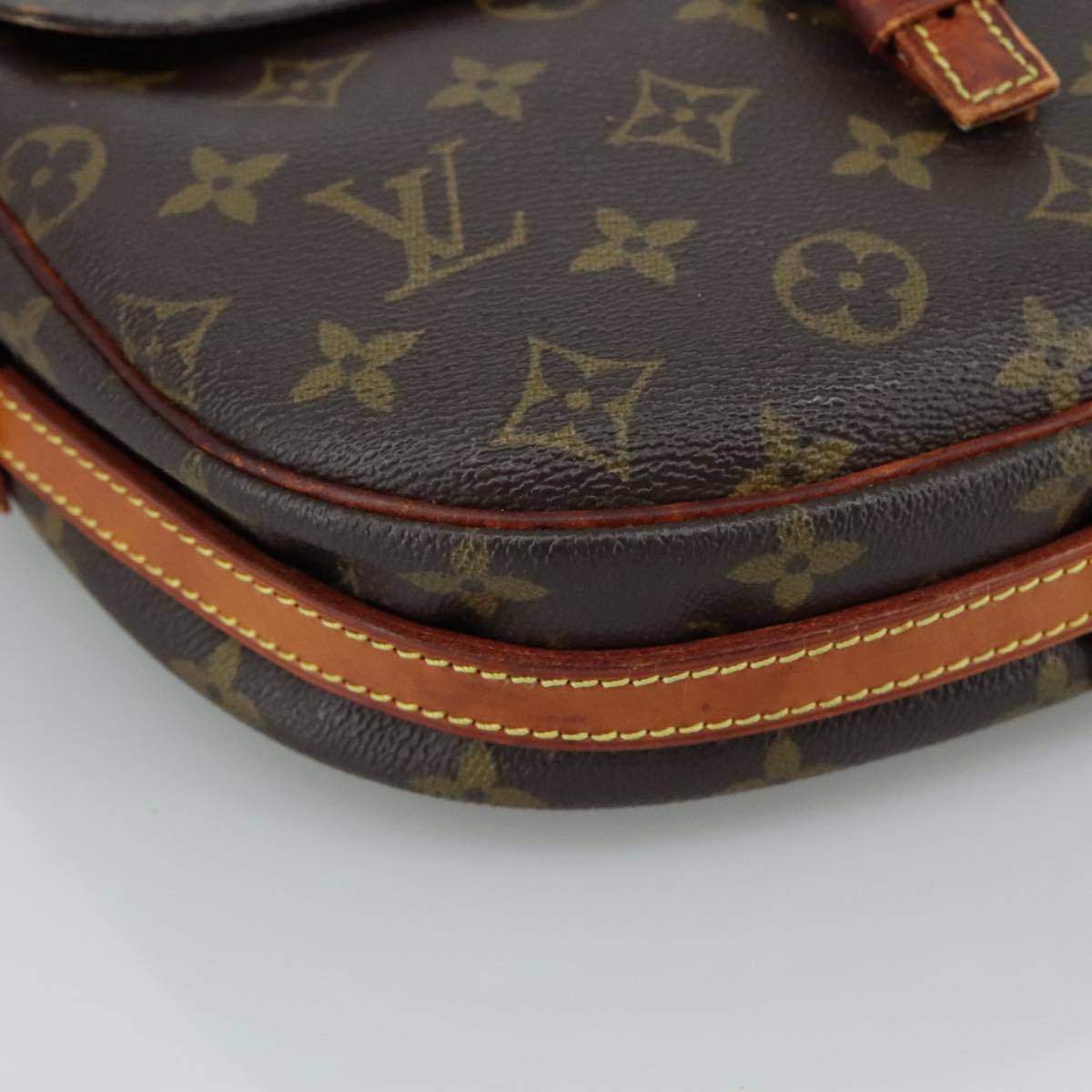 LOUIS VUITTON Monogram Jeune Fille MM Shoulder Bag M51226 LV 107137