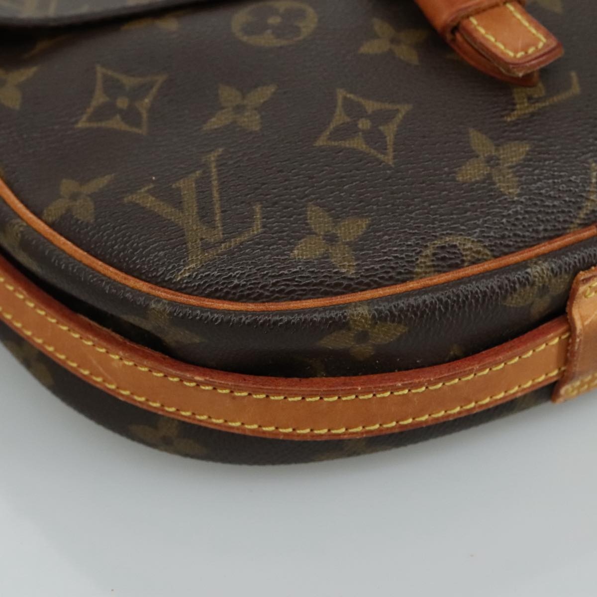 LOUIS VUITTON Monogram Jeune Fille PM Shoulder Bag M51227 LV 107138