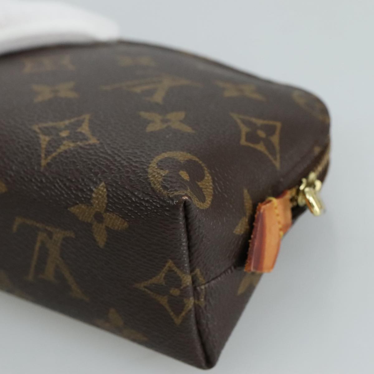 LOUIS VUITTON Monogram Pochette Cosmetic PM Cosmetic Pouch M47515 LV 107141