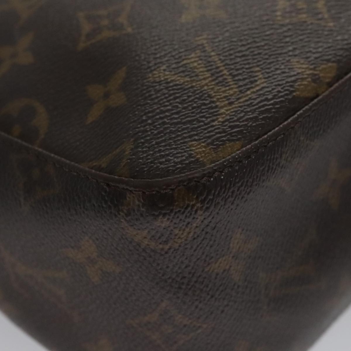LOUIS VUITTON Monogram Looping MM Shoulder Bag M51146 LV 107148