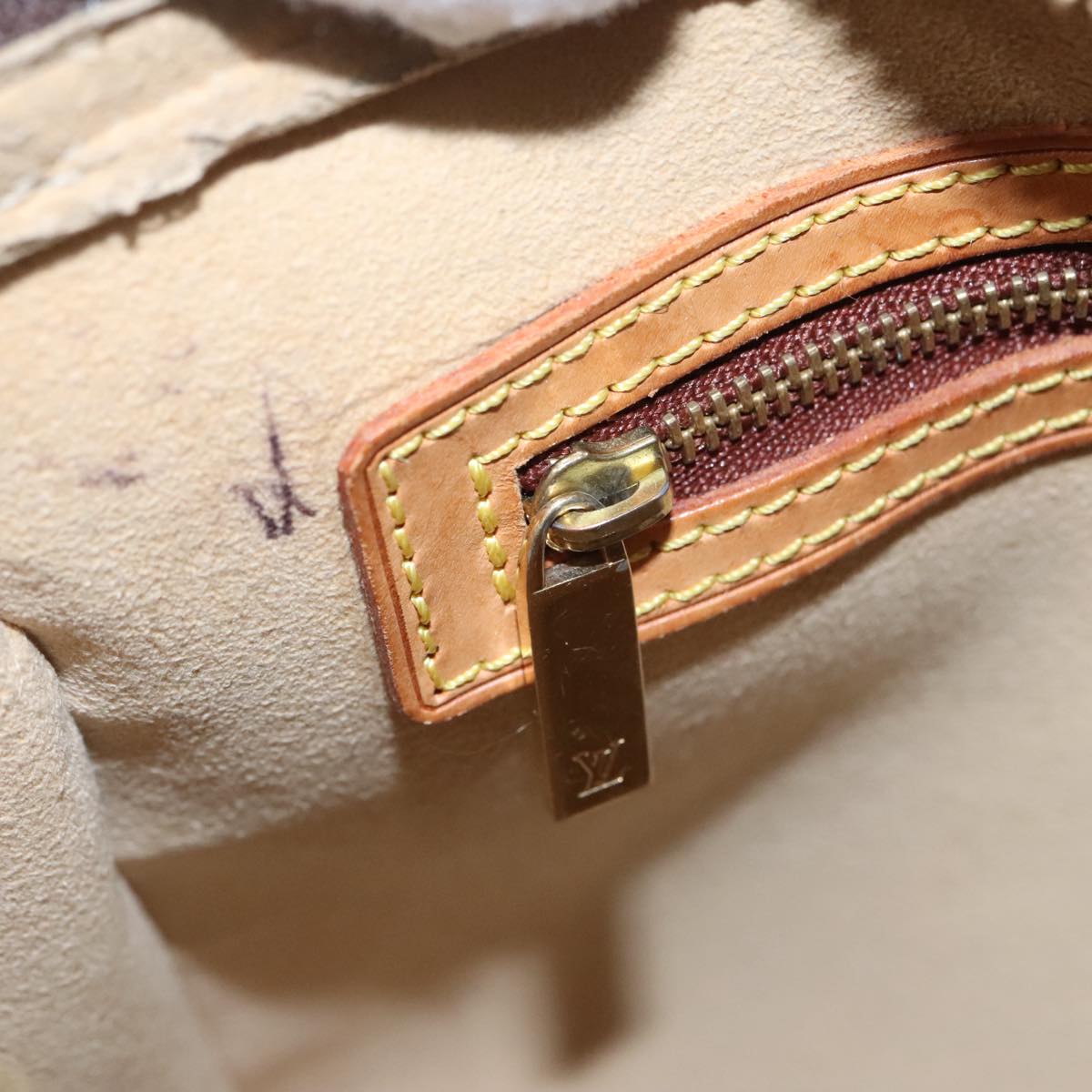 LOUIS VUITTON Monogram Looping MM Shoulder Bag M51146 LV 107148